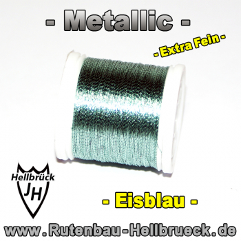 Metallic Bindegarn - Fein - Farbe: Eisblau - Allerbeste Qualität !!!